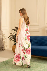 Lulusar T Pink Digital Silk Embroidery Dress Party Wear Collection