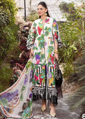 Maria B White & Multi Digital Emb New Arrival Lawn 3pc