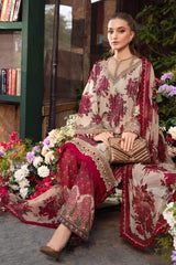 Maria B Maroon Front Emb New Arrival Lawn 3pc