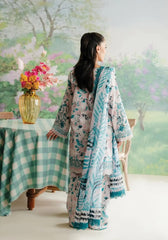 Afrozeh Floral Print Digital Emb New Arrival Lawn 3pc