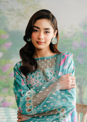 Afrozeh Frozi Digital Emb New Arrival Lawn 3pc