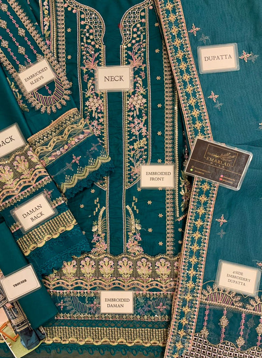 Qalamkar Zink Luxury Lawn Summer Collection