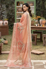 Imrozia Cream Chikankari Lawn Embroidery Dress New Aarrival