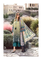 Maria B Green Digital Emb New Arrival Pure Lawn 3pc