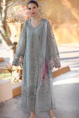 Noor By Sadia Asad | Grey - Cotton Chikankari Collection