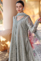 Noor By Sadia Asad | Grey - Cotton Chikankari Collection